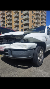 Ford Courier  Ute 2004 used car part search Looking for upper front bumper and headlight. Have passenger guard.