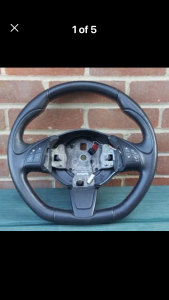 Fiat 500 abarth Hatch 2013 used car part search Abarth steering wheel, flat bottom with 2 sensor airbag.