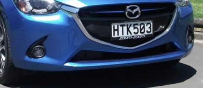 Mazda 2 Sedan 2016 used car part search Metallic blue front bumper
