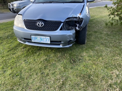 Toyota Corolla Sedan 2002 used car part search Left hand light and indicator front bumper, bonnet, left hand side front panel