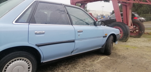 Toyota Camry sv21  Sedan 1990 used car part search Right side front and rear door (light blue) toyota camry SV21 (1989-1992 light blue colour doors (any body type Sedan or Wago