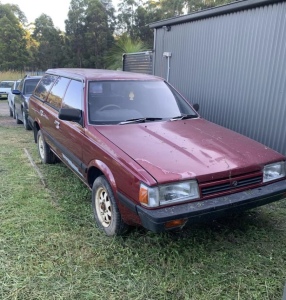 Subaru Leone Wagon 1984 used car part search Mainly Brake drums or any other major parts at all . Wrecking whole car even